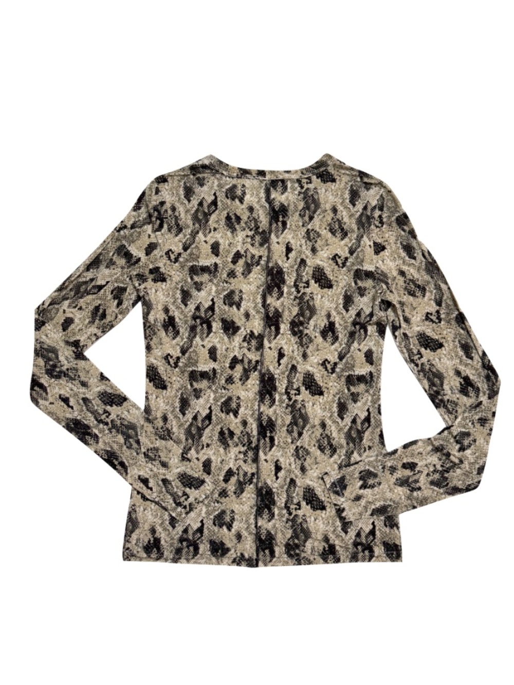 Rag and Bone Sabeen Snake Print Long-Sleeve Shirt Size Small - Picture 6 of 10